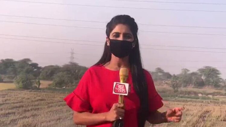 कुरुक्षेत्र में किसानों ने जलाए पराली