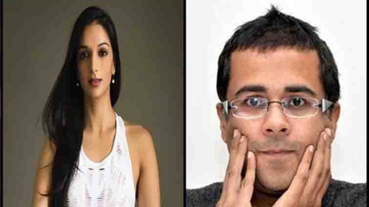 इरा त्रिवेदी और चेतन भगत