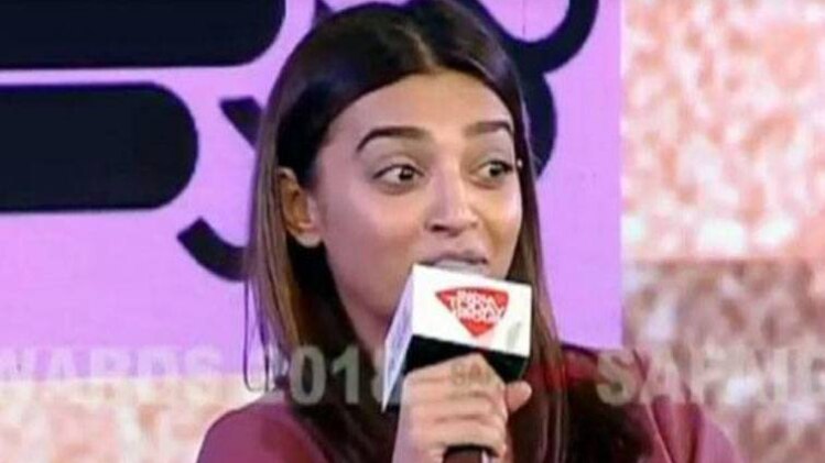 सफाईगिरी अवार्ड में राधिका आप्टे