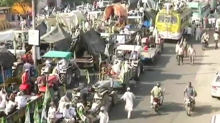 किसान रैली के चलते दिल्ली-गाजियाबाद बॉर्डर सील