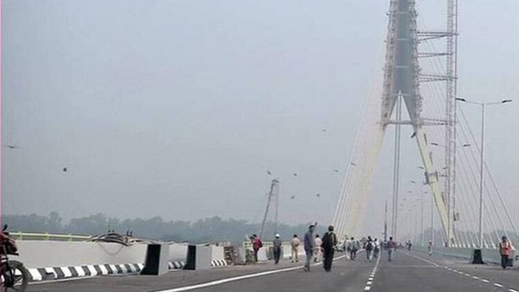 सिग्नेचर ब्रिज (फोटो- ANI)