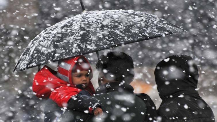 हिमाचल प्रदेश में बर्फबारी (फोटो-Reuters)