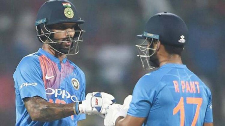 शिखर धवन और पंत (फोटो- PTI)