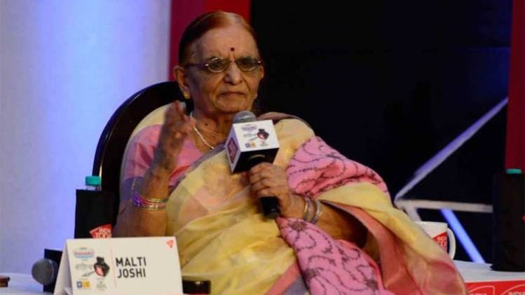 साहित्य आजतक में पद्मश्री मालती जोशी
