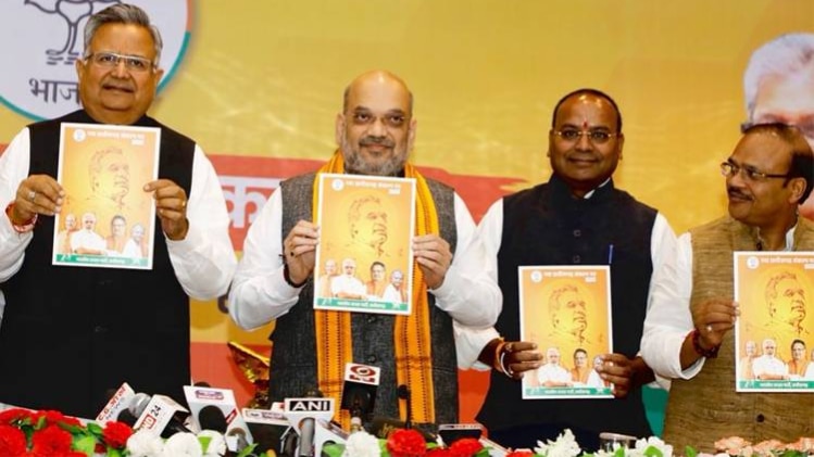 बीजेपी का घोषणापत्र जारी