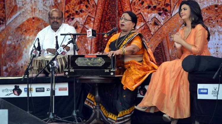 साहित्य आजतक में शारदा सिन्हा