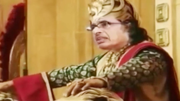 शिवराज सिंह चौहान को भल्लालदेव के रूप में दिखाया गया