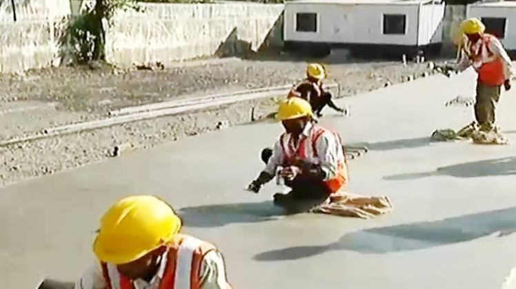 तैयार किया जा रहा 200 मीटर का बुलेट ट्रेन का एक ट्रैक