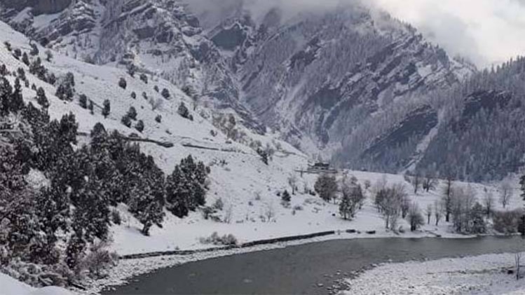 ठंड से जमी नदी, पहाड़ से मैदान तक बर्फ का 'टॉर्चर'