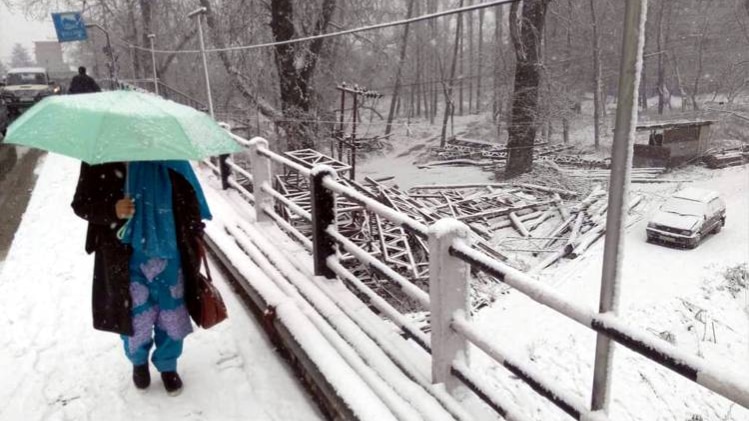 बर्फबारी (Photo:Twitter)