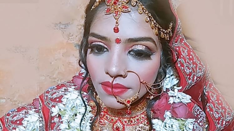शादी के दौरान दुल्‍हन(फोटो आजतक)