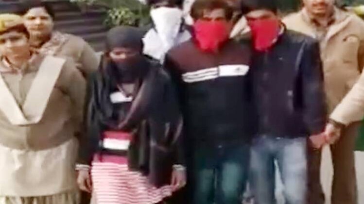 पुलिस ग‍ि‍रफ्त में आरोपी