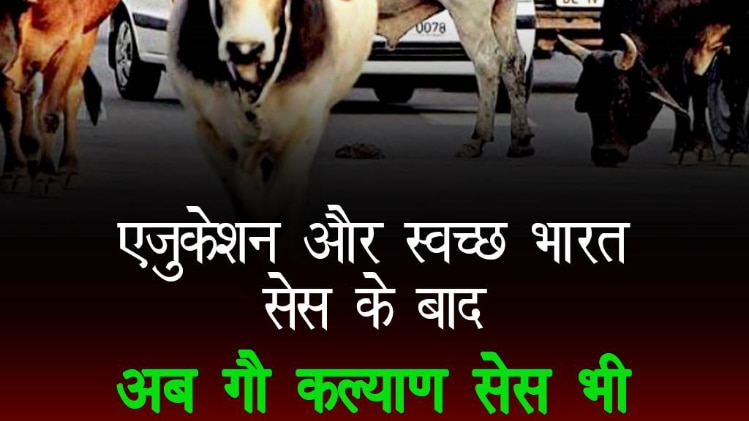 एजुकेशन और स्वच्छ भारत सेस के बाद गौ कल्याण सेस भी #Vertical