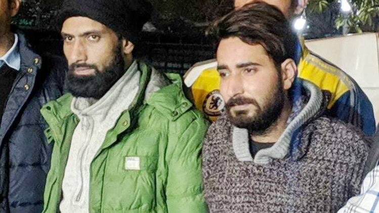 गिरफ्तार आतंकी अब्दुल लतीफ और हिलाल