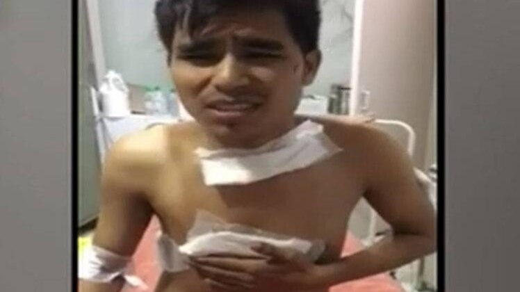 बदमाशों ने युवक को मारा चाकू