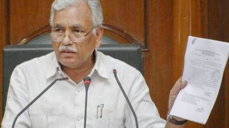 दिल्ली विधानसभा के स्पीकर राम निवास गोयल (फाइल फोटो-PTI)