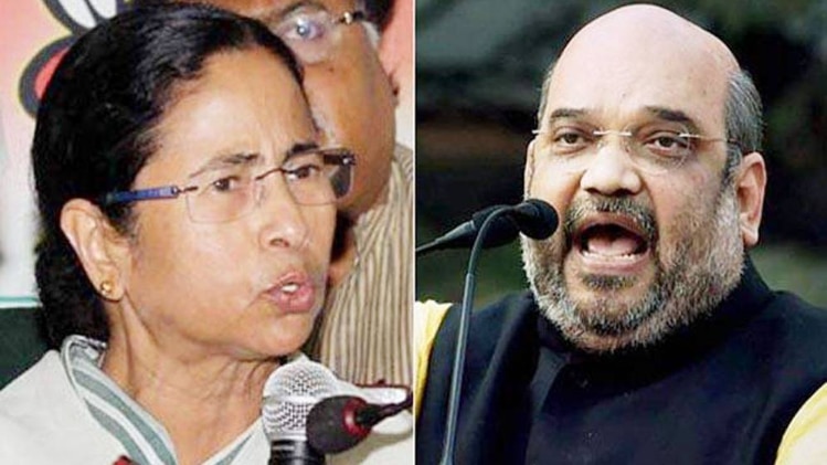 ममता बनर्जी और अमित शाह