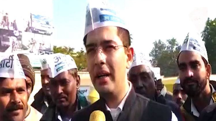 AAP का ऑटो रिक्शा कैंपेन