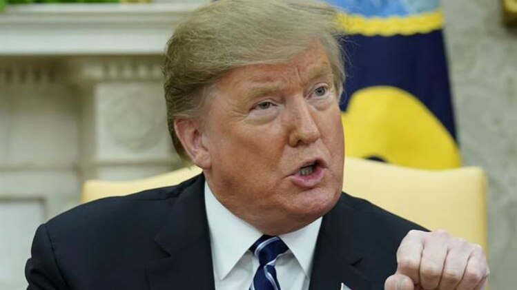 राष्ट्रपति डोनाल्ड ट्रंप 20 फरवरी, 2019 को व्हाइट हाउस में(फोटो- रायटर्स)