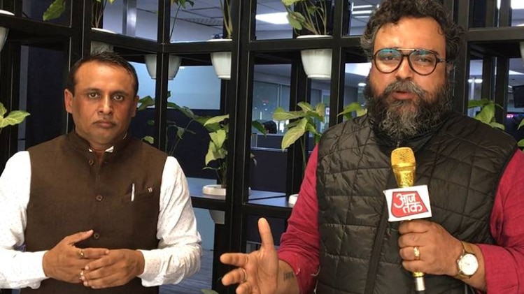 अंशुमान तिवारी, संपादक- इंडिया टुडे (हिंदी) एवं पाणिनि आनंद, संपादक-आजतक डॉट इन