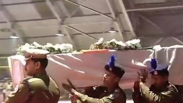 CRPF के शहीदों को अंतिम सलामी देने की तैयारी