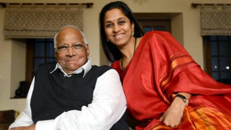 शरद पवार और सुप्र‍िया सुले