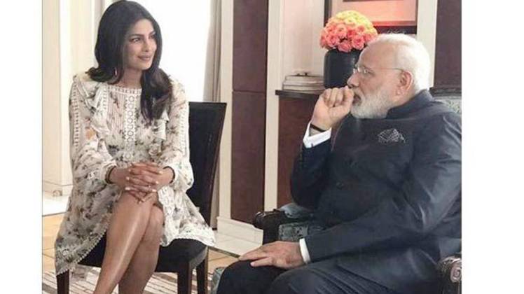 पीएम मोदी और प्रियंका चोपड़ा