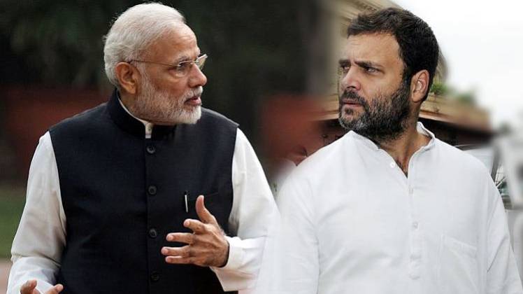 नरेंद्र मोदी और राहुल गांधी (फाइल फोटो)