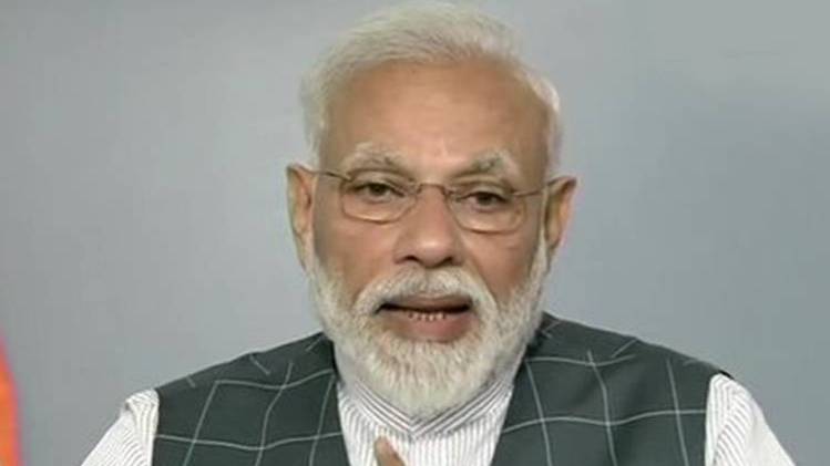देश को संबोधित करने के दौरान पीएम मोदी(फोटो-ANI)