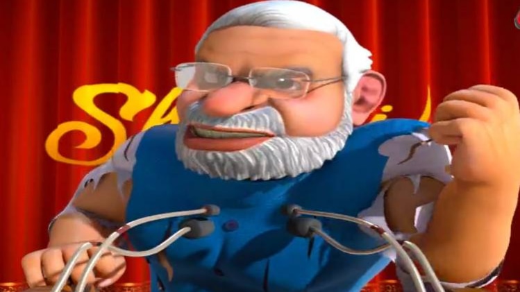 गुस्सैल अवतार में मोदी