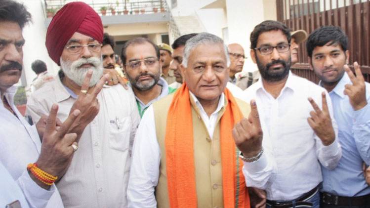 गाजियाबाद में 57.60 फीसदी वोट पड़े.