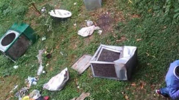 (घटनास्थल की तस्वीर- साभार - ट्विटर)