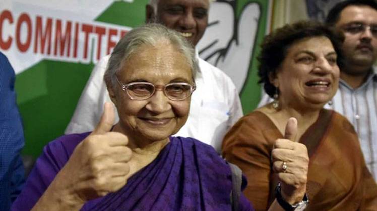 शीला दीक्षित को नार्थ ईस्ट दिल्ली से दिया टिकट