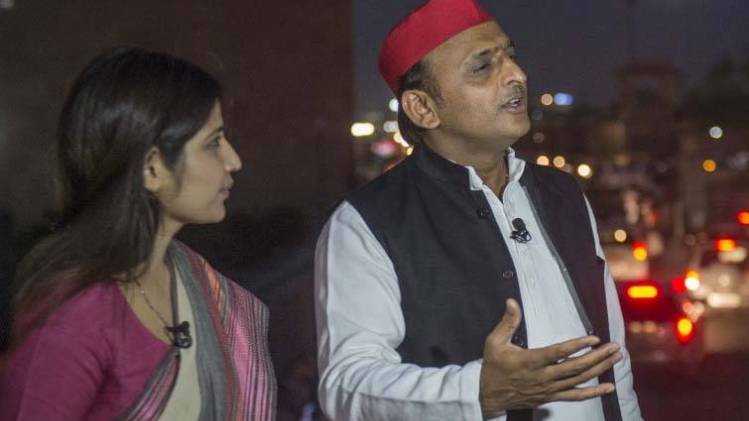 डिंपल यादव-अखिलेश यादव