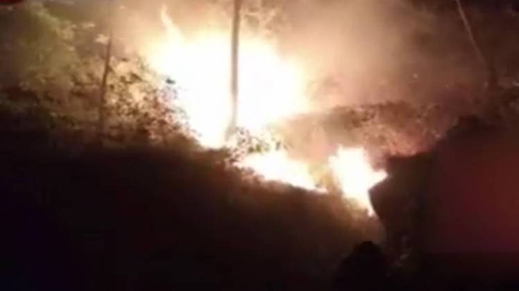 जंगल में आग