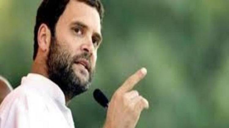 राहुल गांधी ने कांग्रेस के पक्ष में मांगे वोट