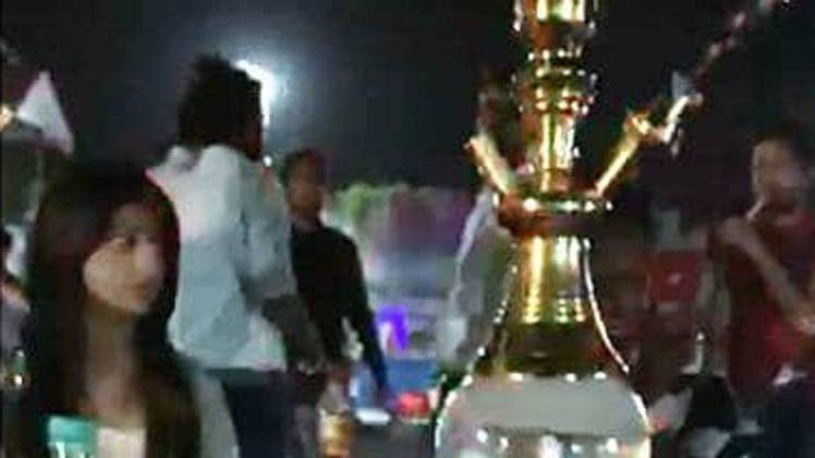 रेव पार्टी (फोटो: अरविंद ओझा)