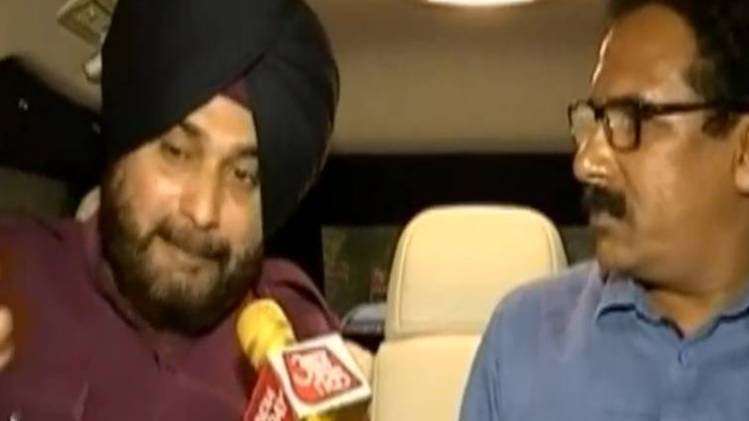 आजतक पर नवजोत सिंह सिद्धू