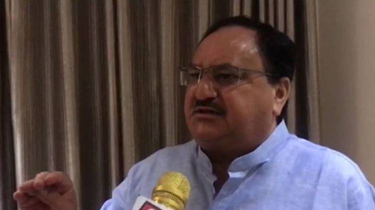 केंद्रीय मंत्री जे पी नड्डा