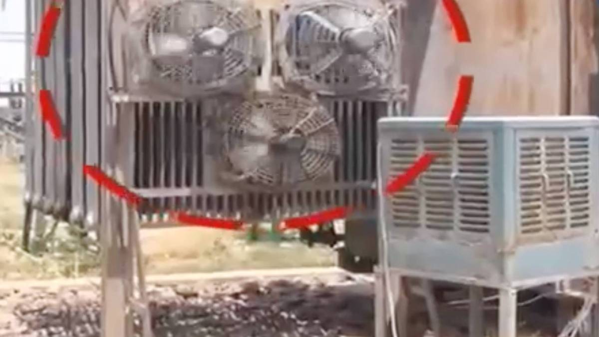 गर्मी से परेशान लोग