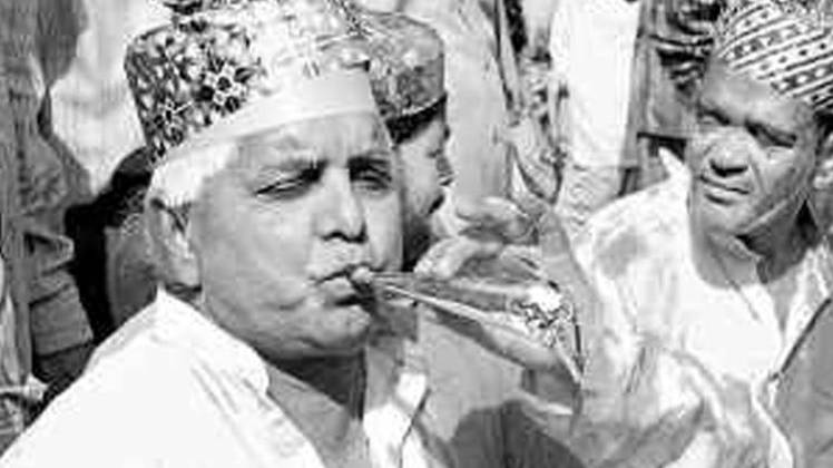 होली पार्टी के दौरान लालू प्रसाद यादव. (फोटो पीटीआई)