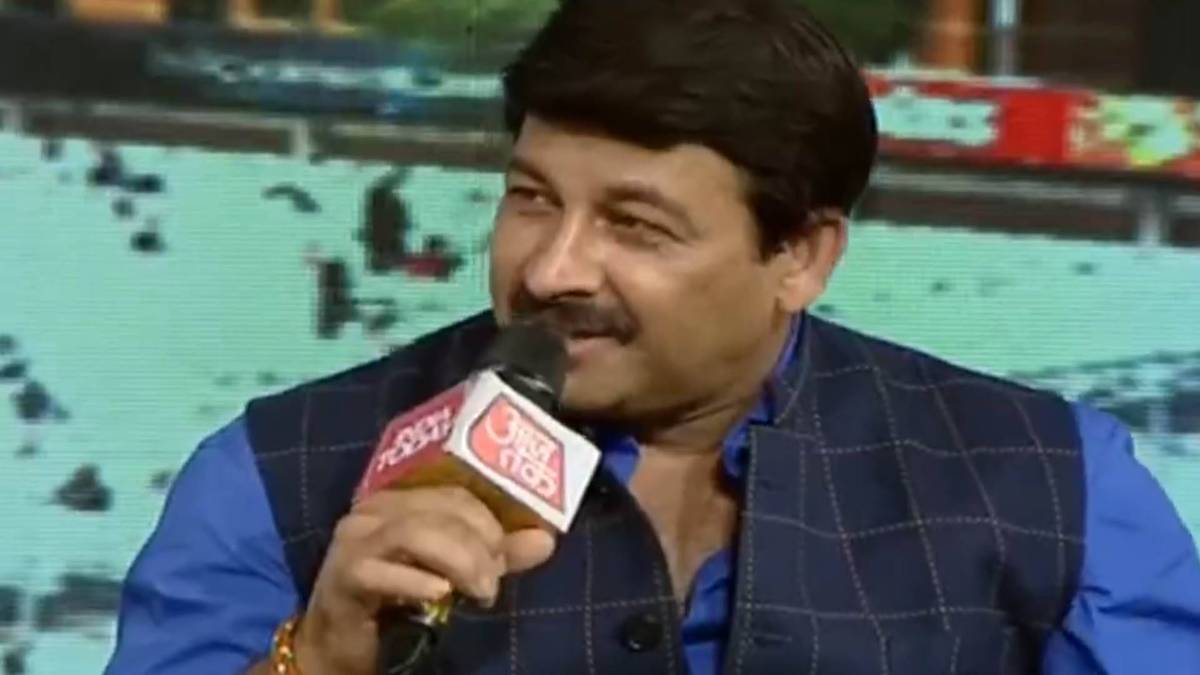 आजतक पर मनोज तिवारी