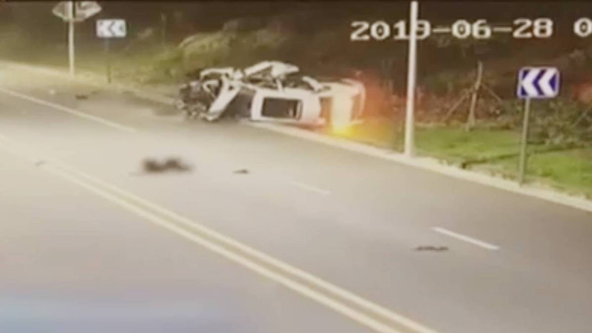 चीन में बड़ा कार हादसा