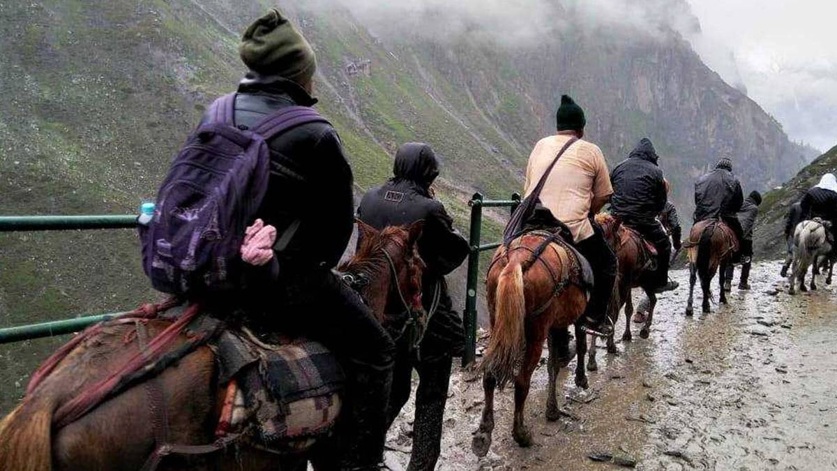 अमरनाथ यात्रा (फोटो- Rouf A Roshangar)