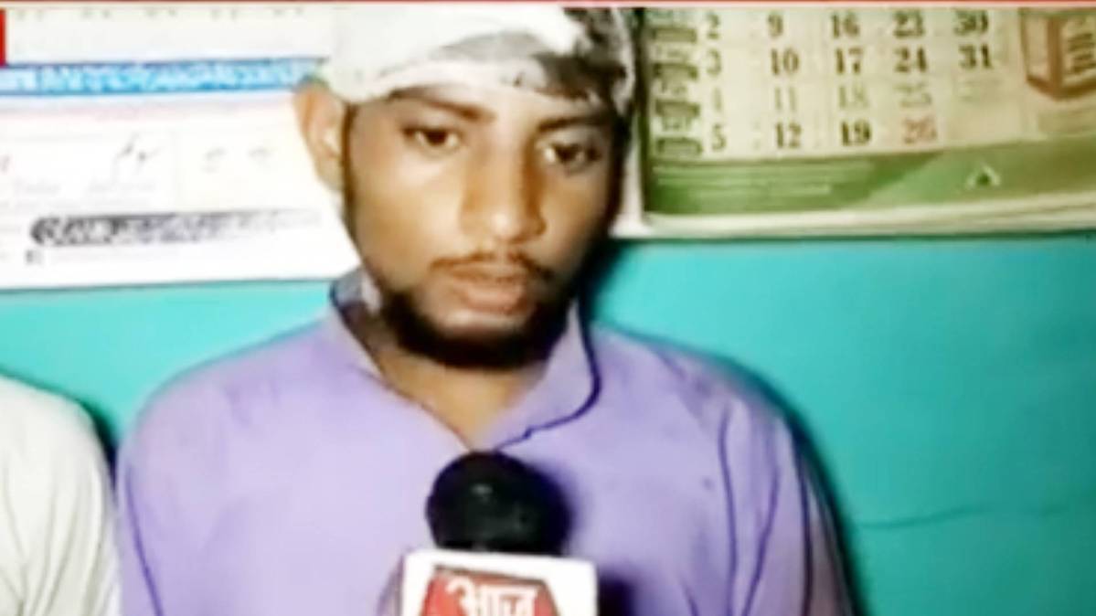 जय श्रीराम ना कहने पर मुस्लिम युवक की पिटाई