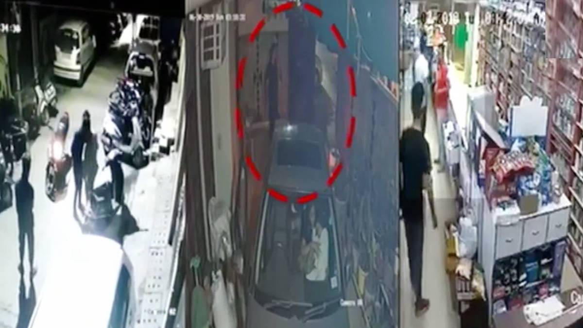 सीसीटीवी में कैद जुर्म