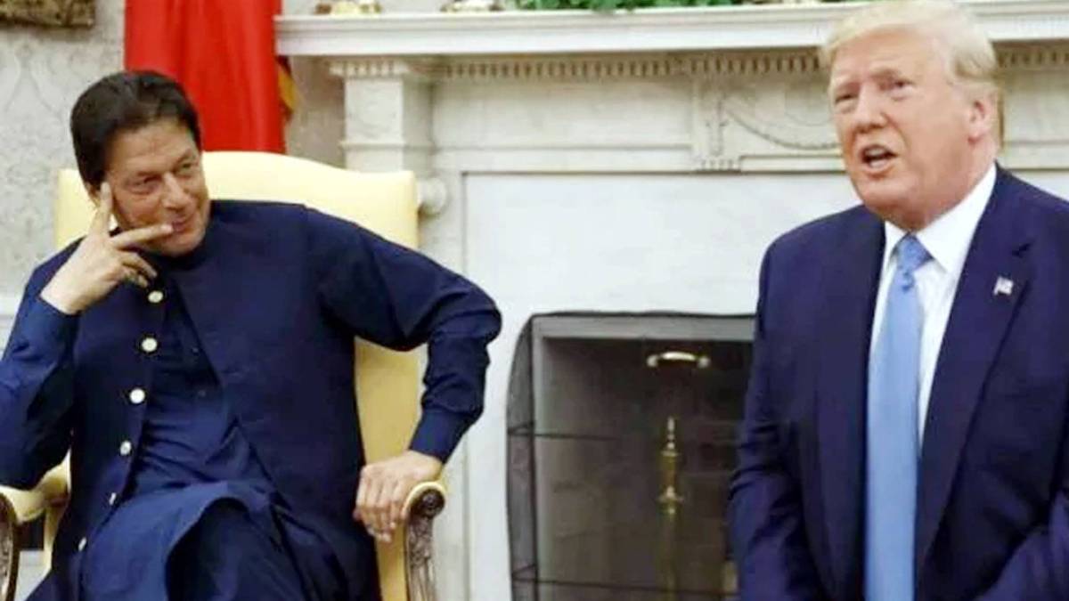 इमरान खान-डोनाल्ड ट्रंप (AP)