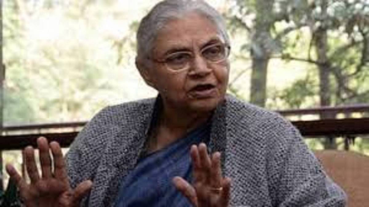 दिल्ली की पूर्व मुख्यमंत्री शीला दीक्षित (फाइल फोटो)