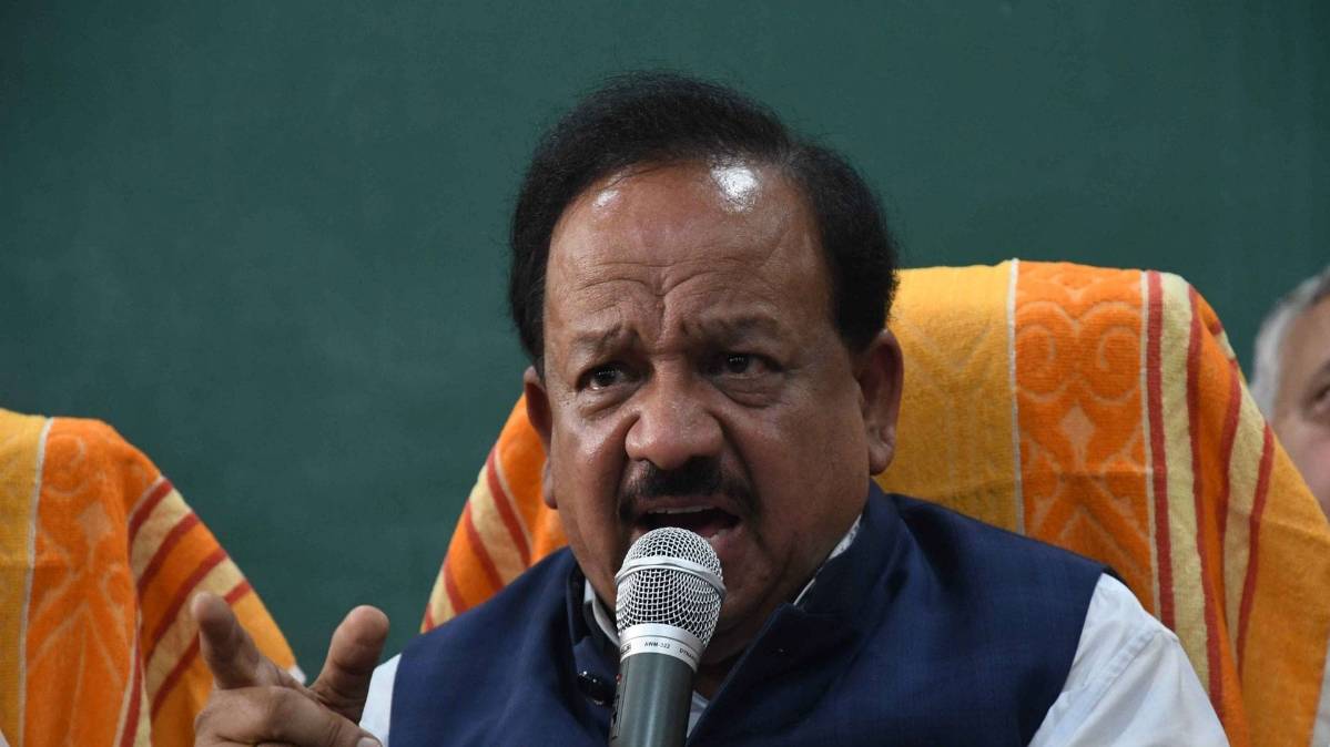 चांदनी चौक में हर्षवर्धन ने की शांति की अपील