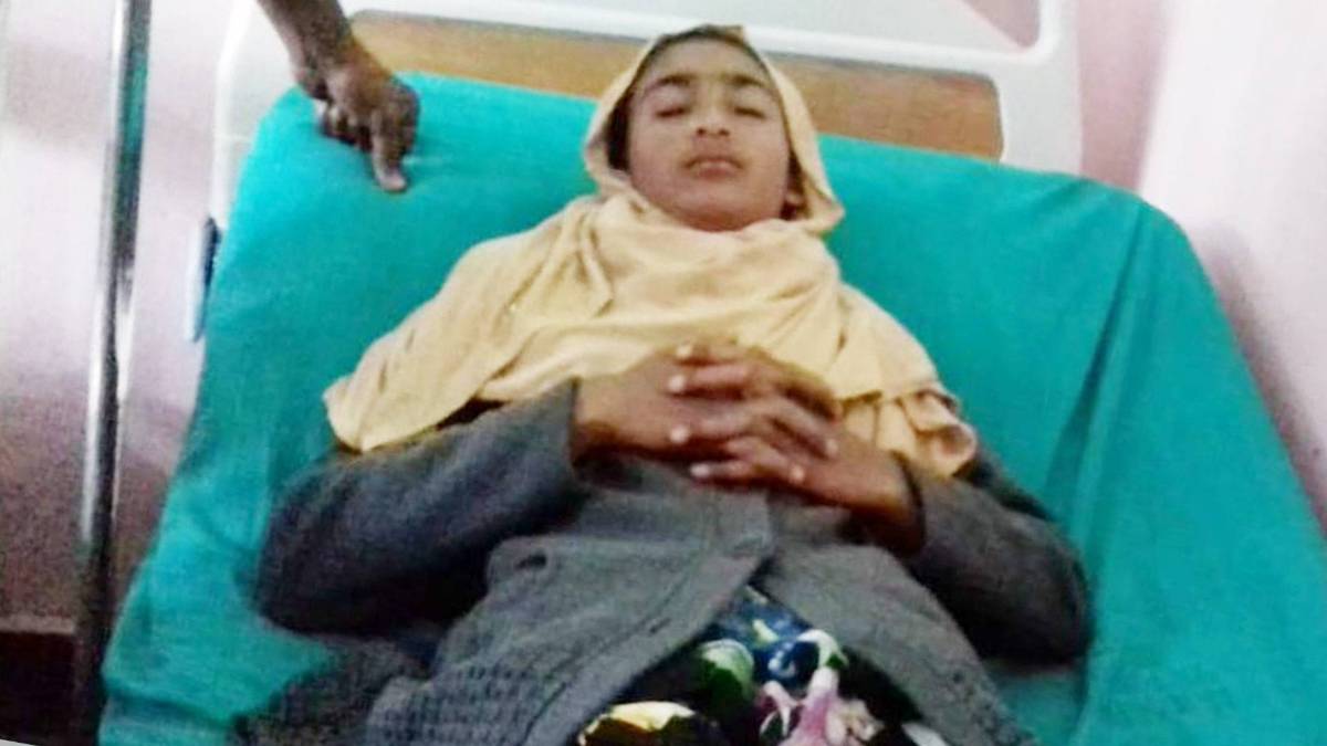 14 वर्षीय लड़की नगीना(फोटो-ANI)